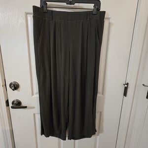 Torrid Khaki Green Wide Leg Pants
